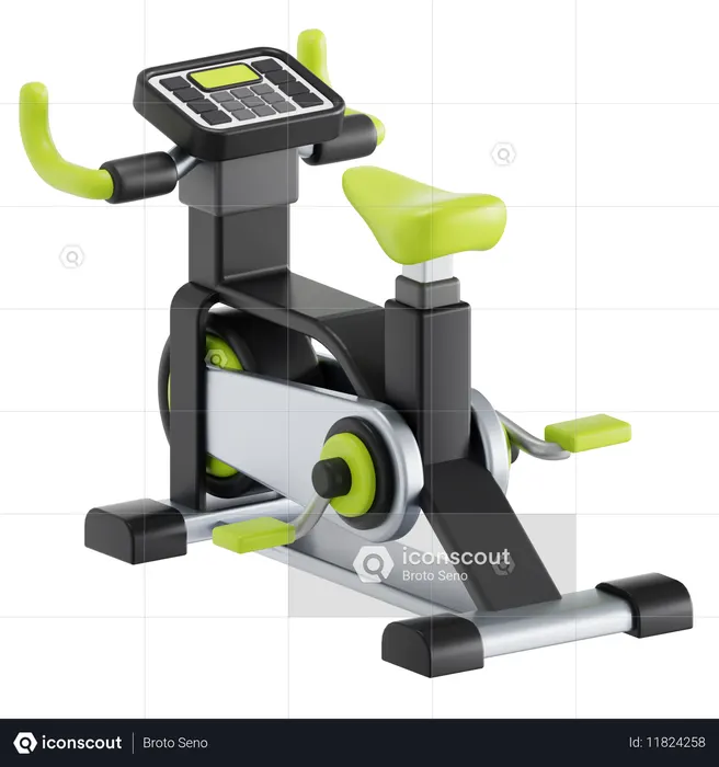 Stationary bike  3D Icon