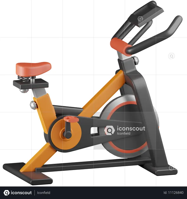 Stationary Bike  3D Icon