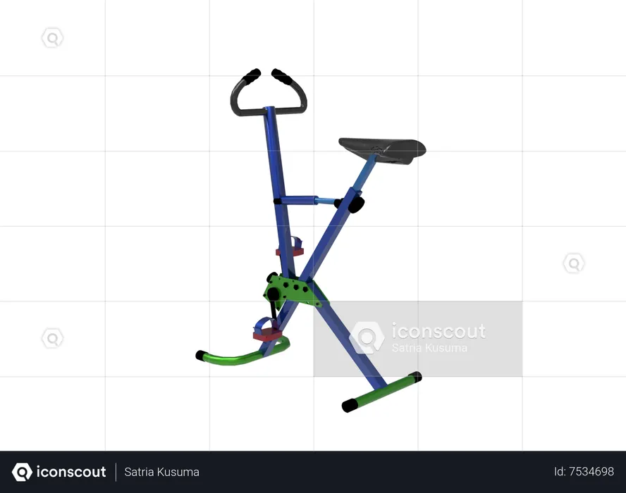 Stationary Bike  3D Icon