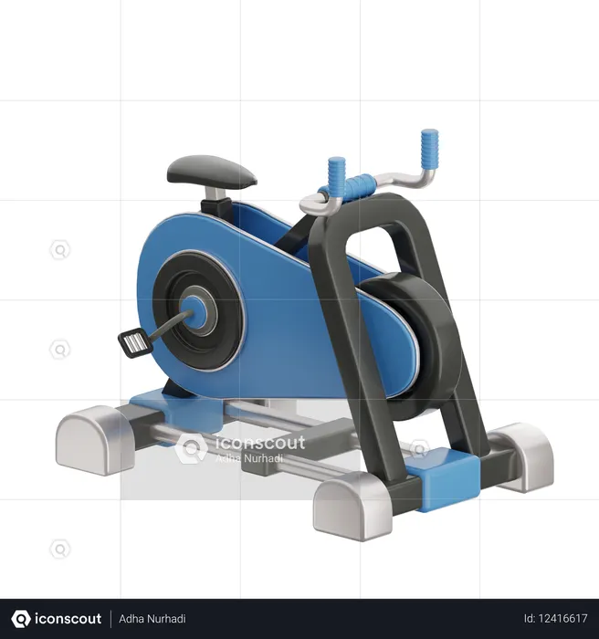 Stationery Bike  3D Icon