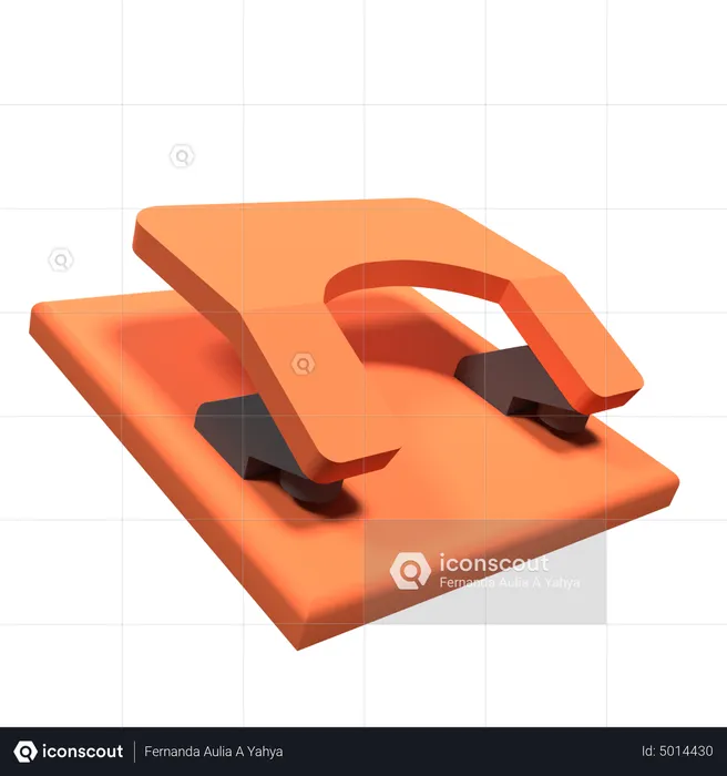 Stationery Perforator  3D Icon
