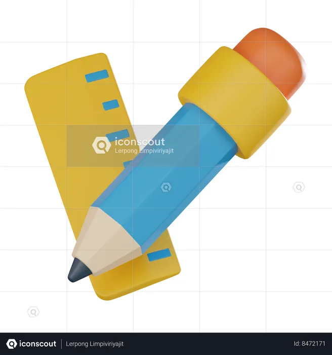 Stationery tools  3D Icon