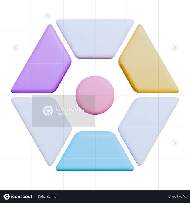 Statistic Diagram  3D Icon