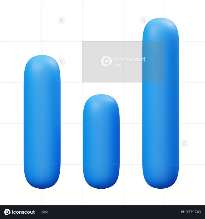 Statistical  3D Illustration