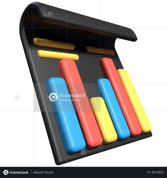 Statistikbericht  3D Illustration