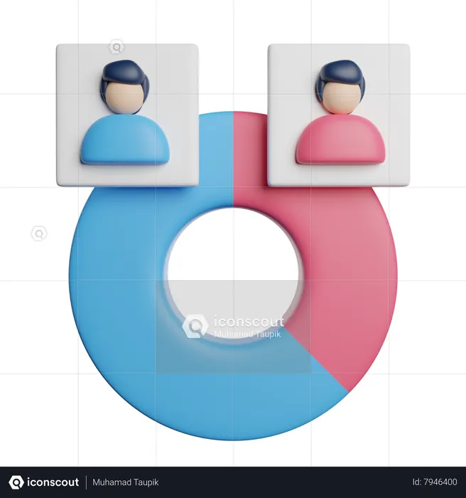 Statistique  3D Icon