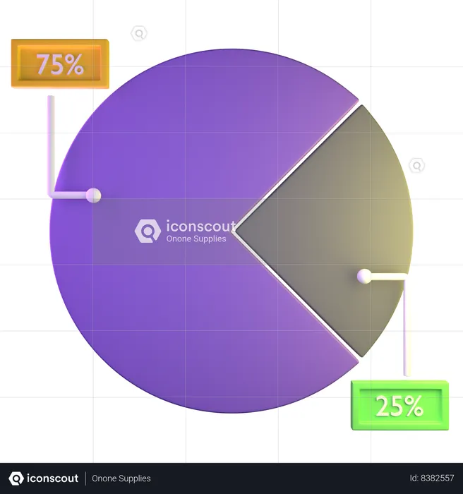 Statistique d'entreprise  3D Icon