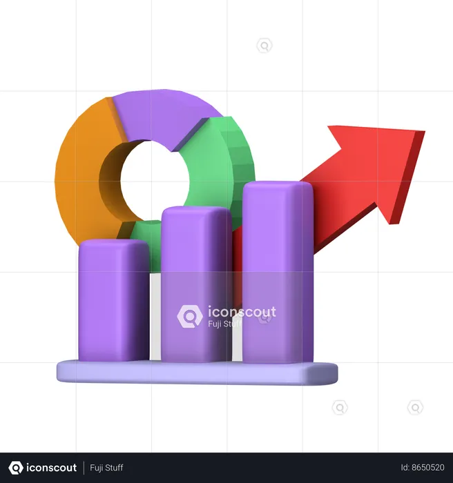 Statistique d'entreprise  3D Icon