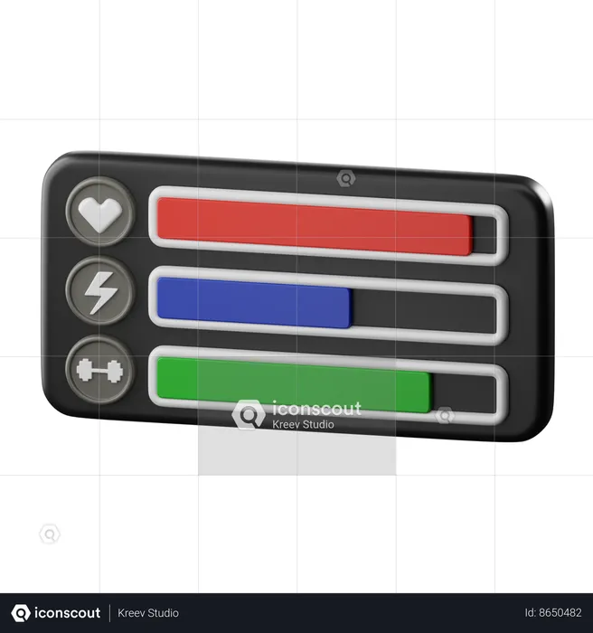 Statistiques  3D Icon