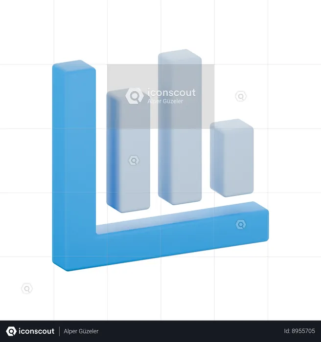 Statistiques sur les entreprises  3D Icon