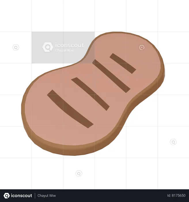 Steak  3D Icon