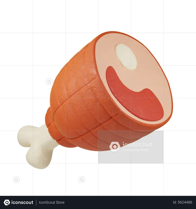 Steak de bœuf  3D Icon