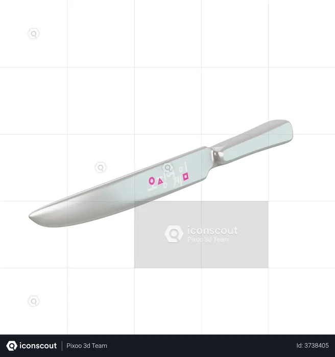 Steak Knife  3D Icon