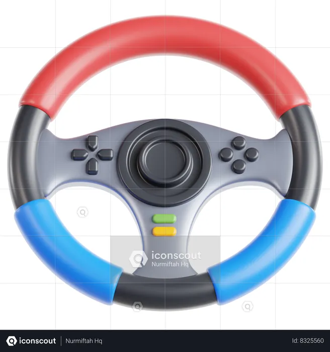 Steering  3D Icon