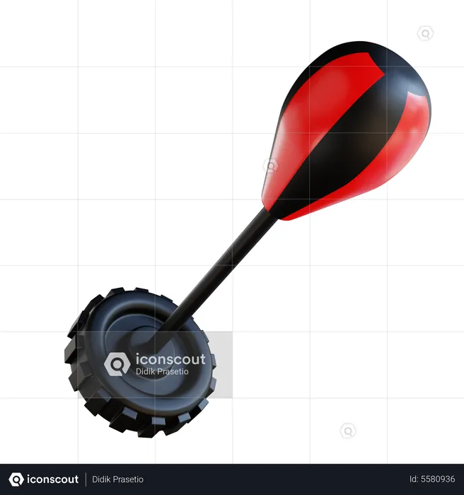 Stehender Speedball  3D Icon