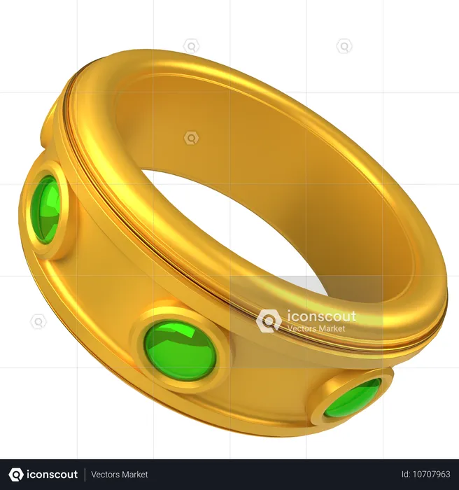 Steinring  3D Icon