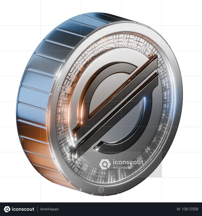 Stellar Coin  3D Icon