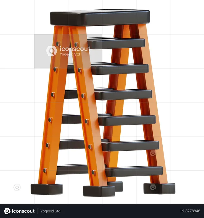 Steps Stairs  3D Icon