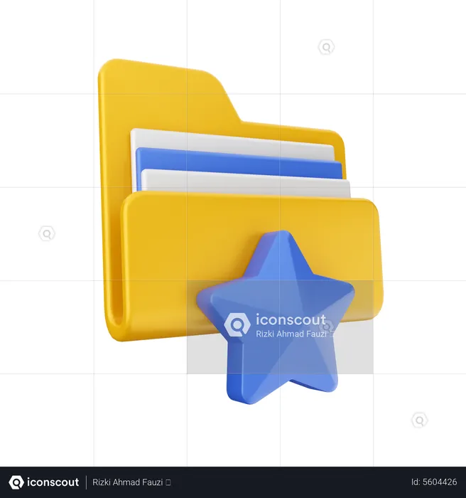 Sternordner  3D Icon