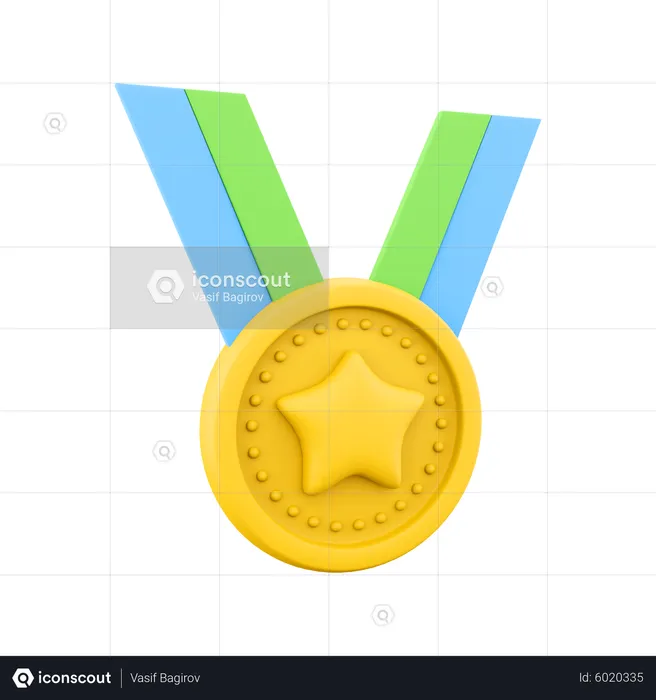 Sternmedaille  3D Icon