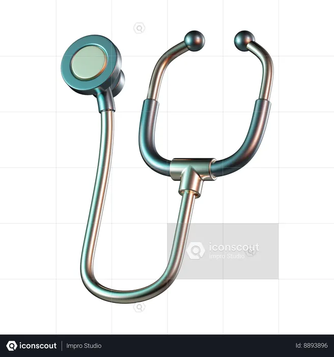 Stéthoscope  3D Icon