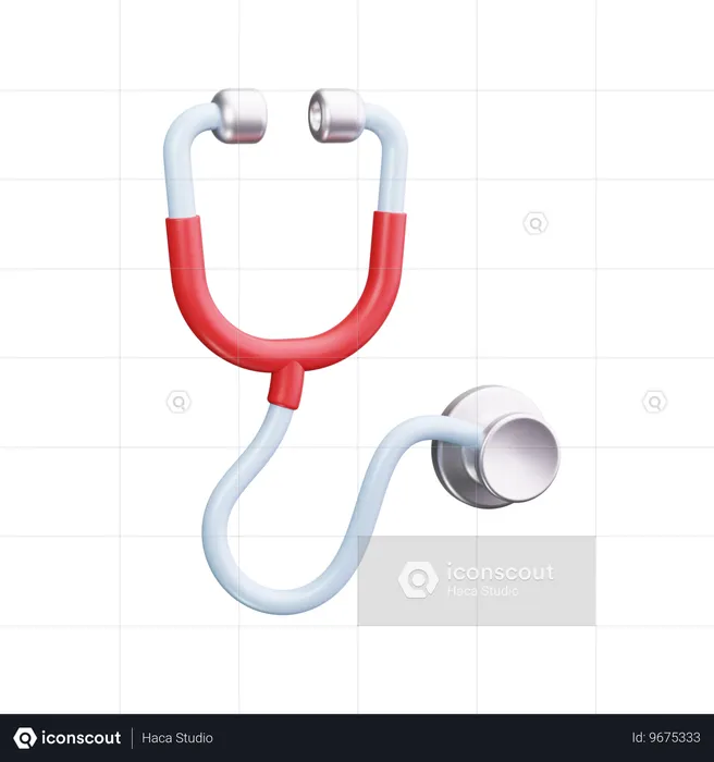 Stéthoscope  3D Icon