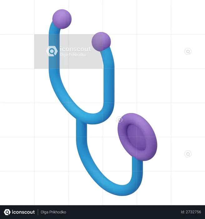 Stethoscope  3D Illustration