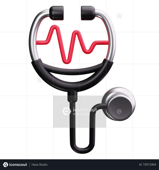 Stethoscope  3D Icon