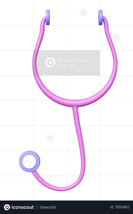 Stethoscope  3D Icon