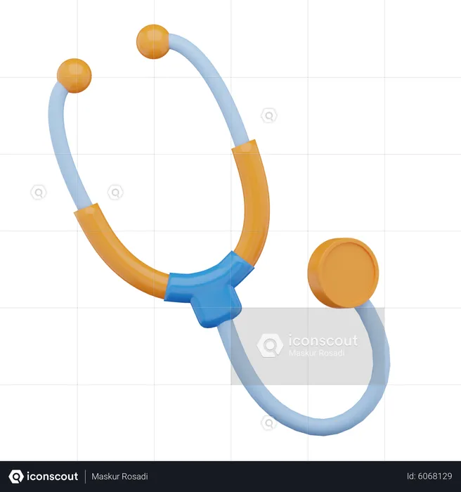 Stethoscope  3D Icon