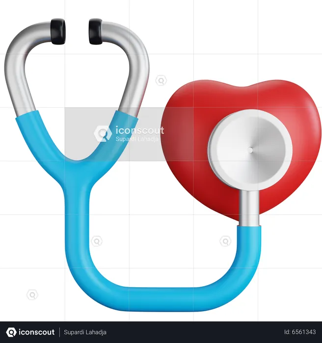 Stethoscope  3D Icon