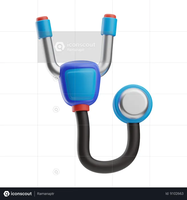 Stethoscope  3D Icon