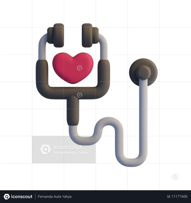 Stethoscope  3D Icon