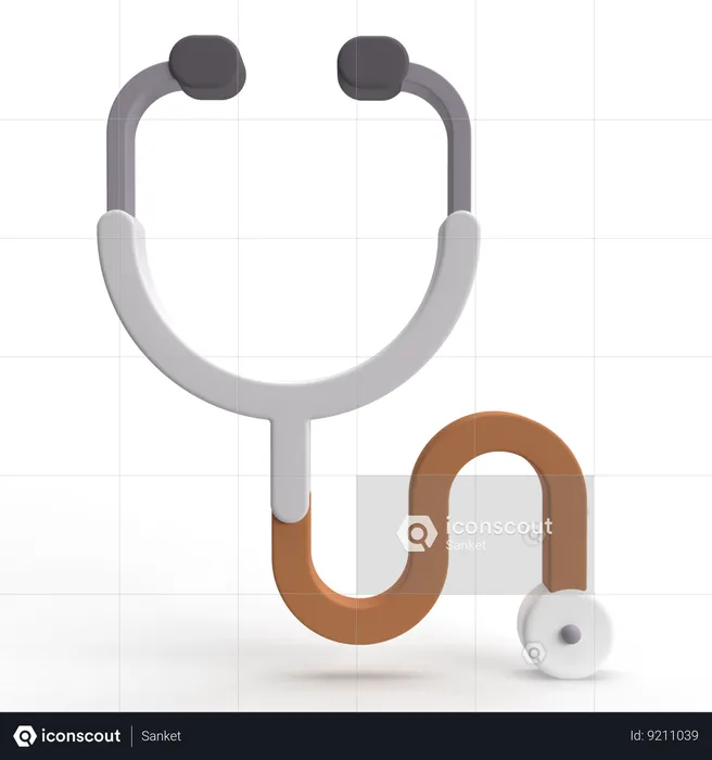 Stethoscope  3D Icon