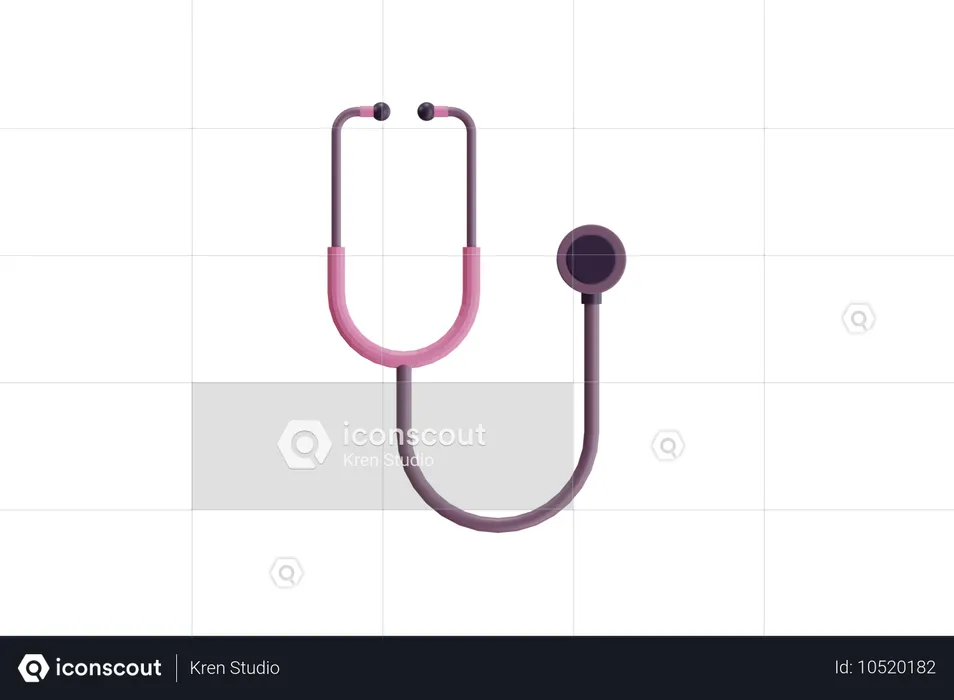 Stethoscope  3D Icon