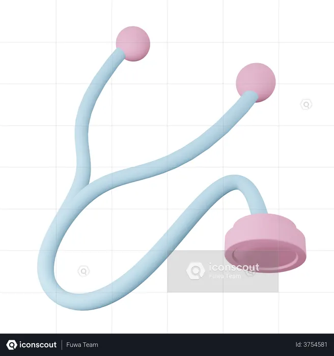 Stéthoscope  3D Icon