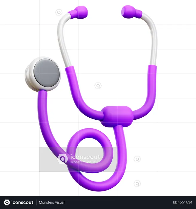 Stethoscope  3D Illustration