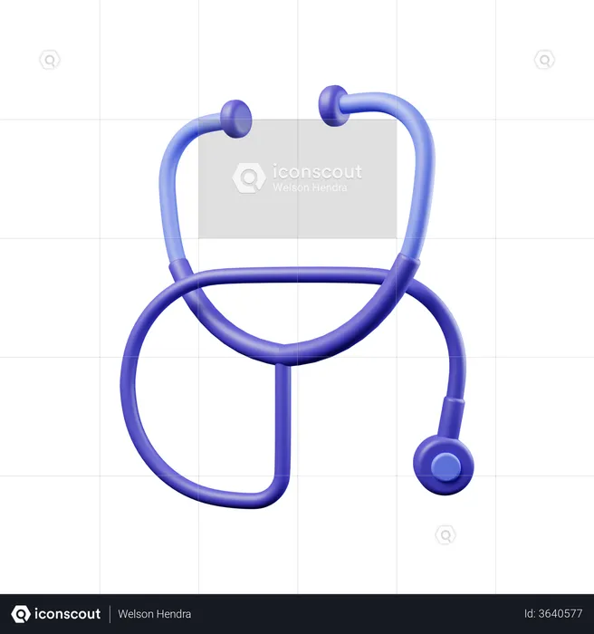 Stethoscope  3D Illustration