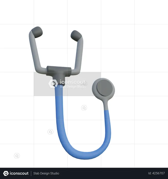 Stéthoscope  3D Illustration