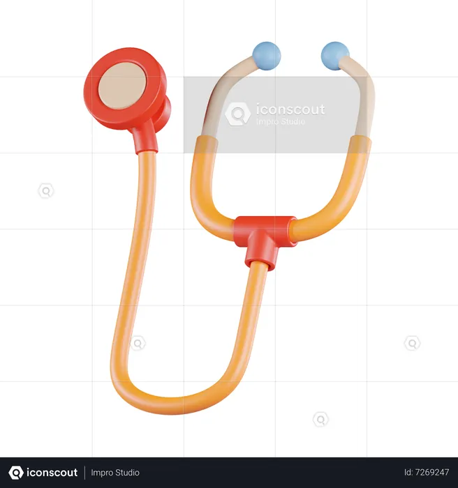 Stéthoscope  3D Icon