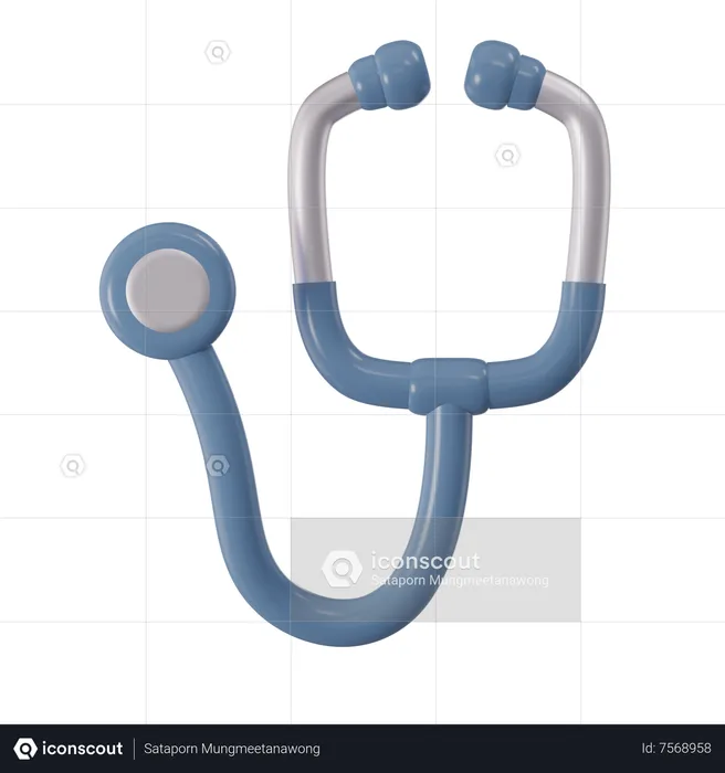 Stethoscope  3D Icon