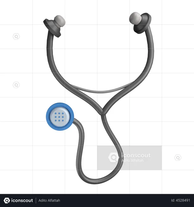 Stetoscope  3D Illustration