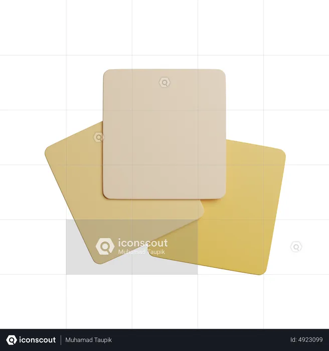 Sticky Notes  3D Icon