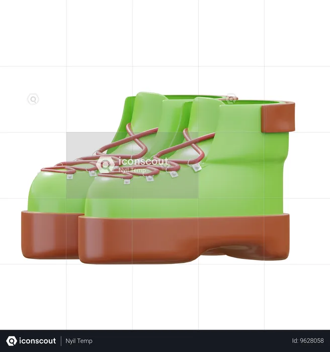 Stiefel  3D Icon