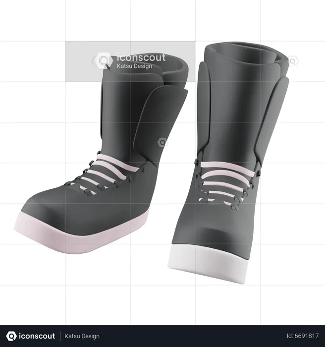 Stiefel  3D Icon