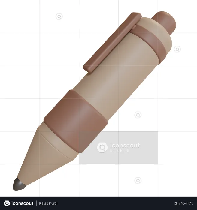 Stift  3D Icon