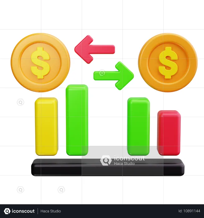 Stock Exchange  3D Icon