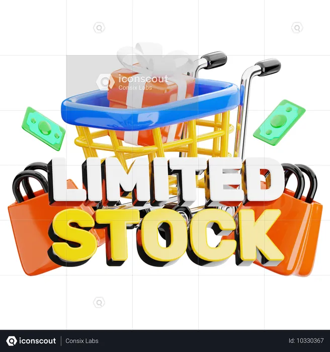 Stock limitado  3D Icon