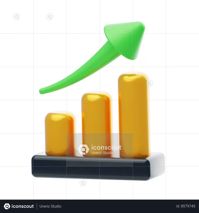 Stock Market  3D Icon