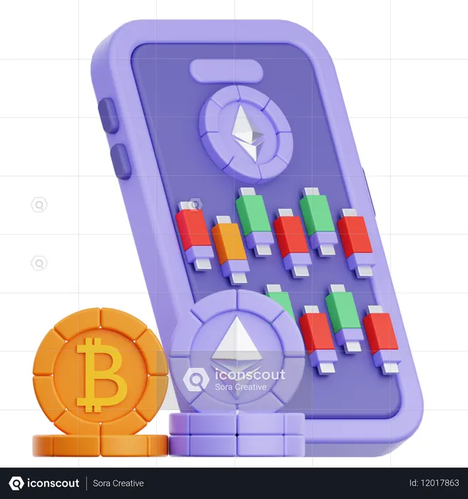 Stock Market  3D Icon